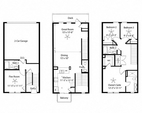 a floor plan of a house